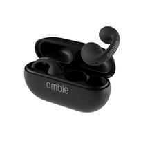 ambie sound earcuffs Ambie 2nd Generation True Wireless Earphones with Bluetooth Microphone for Online and Intercom App Compatible AM-TW02 (Black ×