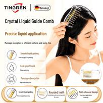 Hair Scalp Liquid Applicator Massage Comb black