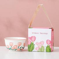 „Baizi'en Tulip“ keraminių indų rinkinys H55 Single Bowl beige