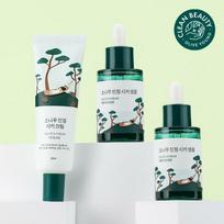 ROUND LAB Raminamoji pušų kvapo Cica ampulė, 30 ml, dviguba pakuotė (+ Grietinėlė 50ml) black