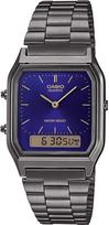 Casio Quartz Vintage Series Dual Overseas Model ANA-DIGI Watch, AQ-230GG-2A, Unisex, Time, Blue gray