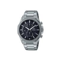CASIO vyriškas EDIFICE juodas laikrodis EFS-S570D-1A EFS-S570D-1A Silver Strap black