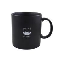 yuzuco Puodelis 360 ml Shiba Inu Katė Mielas Didelės Talpos Dovana Pagaminta Japonijoje Rankų darbo amatininkų (Šuo) black
