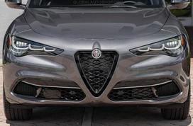 Alfa Romeo – chromuotos grotelių juostelės, chromo manekeno buferio derinimas