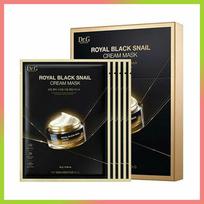 Dr.G Royal Black Snail Cream Mask Sheet 5 Sheets black