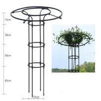 90/120/150cm Lipančios rožės arka Nerūdijanti lipančių augalų atrama Vertikalus sodas Terasa Balkonas 120cm