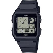 Casio LF-20W-1A Unisex Multi-Function Twin-Graph Digital Watch Black Resin Band gray