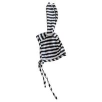 Children's vanity strip bonnet, free, gray, Popular baby clothes in Korea black