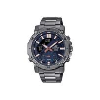 CASIO Men EDIFICE Blue Watch ECB-20YDC-1A ECB-20YDC-1A Black Dial black