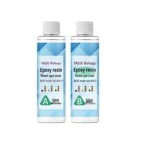 Wecagu 1:1 High Transparency Epoxy Resin for DIY Crafts white