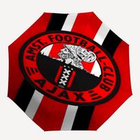 Ajax Theme Automatic Umbrella, Lightweight & Portable, 8 Rib, Perfect for Outdoor Travel, Birthdays, Christmas, Gifts. Three-fold umbrella black