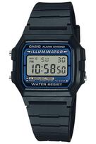 Casio Kolekcija F-105W-1AWJH / -94WA-9JH Vyriškas juodas riešo laikrodis gray