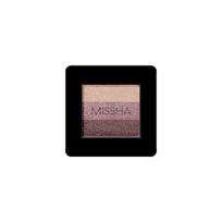 Missha Triple Shadow No. 1 Brownie Pink 2g, 1 piece gray