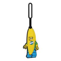 LEGO Classic Banano žmogus silikoninė bagažo etiketė (53057) geltona