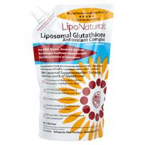 Lipo Naturals, liposominis glutationo antioksidantų kompleksas su setrija, 15 uncijų (443 ml) brown