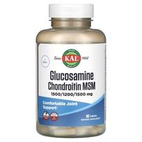 KAL, Gliukozaminas Chondroitinas MSM, Be natrio, 90 tablečių