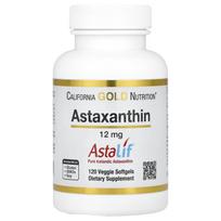 Astaxanthin, Astalif® Pure Iceland, 12Mg, 120 Veggie Softgels
