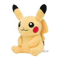 „Pokemon Center“ originalus pliušinis žaislas, sėdintis Pikachu 18 x 11 x 15 x pločio x (HD cm) beige