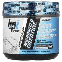 BPI Sports, Mikronizuotas kreatinas, Ribotas leidimas, Be skonio, 1,32 svarai (600 g)