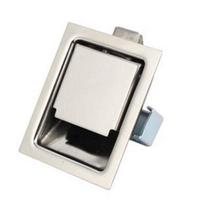 Skydo užraktas Nerūdijančio plieno SOUTHCO Raktinė durų spyna Pramoninė elektrinė spintelė Mechaninis plokščias langinės durų fiksatorius (White,Stainless Steel Door&Door Lock) balta