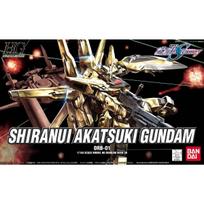 BANDAI SPIRITS HG Mobile Suit Gundam SEED DESTINY Shiranui Akatsuki Gundam Scale Plastic Model Kit 1/144 Pre-Colored brown