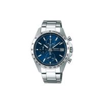 SEIKO Quartz Movement Stainless Steel Strap Watch Men's Watches Blue Dial SBTR023 Silver Strap blue