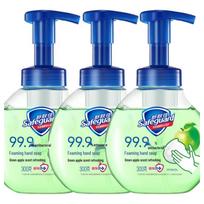 Safeguard Green Apple Antibacterial Foaming Hand Wash, 3 x 300g blue