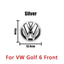 ABS Automobilio stiliaus emblema Volkswagen VW GOLF 6 MK6 2010 2011 2012 2013 Ženklelis Variklio dangtis Priekinės grotelės Galinės bagažinės dangčio logotipas Priedai For VW Golf 6 gray