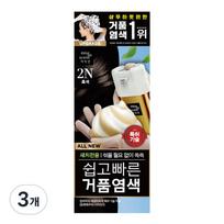 Mise-en-scène All New Easy and Fast Foam Dye, 2N Black, 3 pcs. black