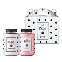 Arvien Pure Bubble Bath 2 dalių dovanų rinkinys (levanda + saldi rožė), 1 komplektas white