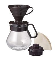 HARIO 2 in 1 arbatai ir kavai rinkinys MA-401 black