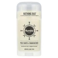 „Humble Brands“, dezodorantas be aliuminio, „Palo Santo“ ir smilkalai, 2,5 uncijos (70 g) white