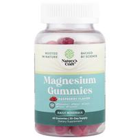 Nature's Craft, Magnesium Gummies, Sugar-Free, Raspberry, 60 Gummies