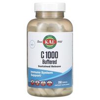 KAL, C 1000 sustained release, buffered form, 250 tablets