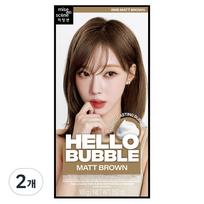 Mise-en-scène New Hello Bubble Hair Dye, 8MB matte brown, 2 pcs. beige