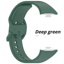 dirželis For Redmi watch 6 5 4 Dirželis Išmaniojo laikrodžio priedai Riešo Sportinis Silikoninis Originalus Apyrankė correa Xiaomi Mi Band 8 Pro/9 Pro Redmi Watch 6/5/4 žalia