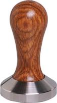 [Teranuvo] Espresso Tamper 58mm Flat Stainless Steel Wooden Handle Coffee Tamper Coffee Tool Tamping Landfill Pressure Machine brown