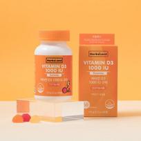 Herbaland Vitamin D3 1000 IU 60 gummies (2 month supply)