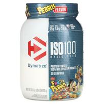 Dymatize, ISO100 Hidrolizuotas, 100% Išrūgų Baltymų Izolatas, Vaisių Grūdeliai, 1,34 svarai (610 g)