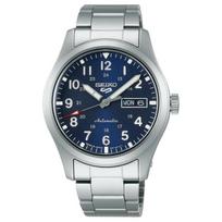 SEIKO 5 Sports Series 100 meters waterproof Automatic Steel Strap 39.4mm men's watch blue dial SBSA113 mėlyna