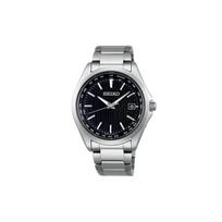SEIKO Fashionable Solar Energy Japanese and Korean Men's Watch Solar Energy Quartz Men's Watch Black Dial SBTM291 juoda