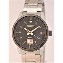 Seiko Unisex SUR285P1 (Seiko Quartz vyriška BK metalinė juosta SS IP rėmelis 100M D 42mm) Žiūrėti