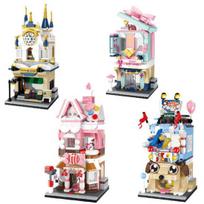 Art Box/Toy&Toy Dream City Fantasy World 4P Set Building Block Assembly Gift gray