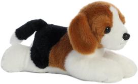 Aurora Brushed Homer Beagle Small Plush Toy 8 black