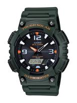 Casio AQ-S810W-3A Vyriškas saulės energija varomas analoginis-skaitmeninis (Derinys) Laikrodis, Importuotas juoda
