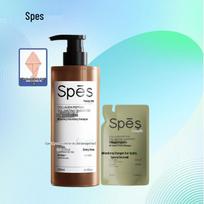 Spes Collagen Peptide Volumizing Shampoo Set 500ml + 200ml blue
