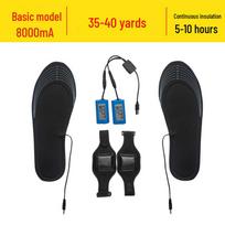 USB šildomos vidpadžiai - Žiemos šiluma ir apsauga nuo šalčio kojoms. yellow