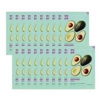 Holika Holika Pure Essence Mask Sheet Avocado 23ml, 1 pack, 20 pieces beige