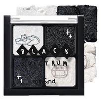 „Rom& Inap Square Better Than Eyes“ akių paletė 6,1 g, B03 B03 „Glitz in Black“}, 1 vnt. gray