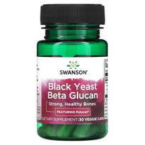 Swanson, black yeast beta-glucan, 30 veggie capsules
